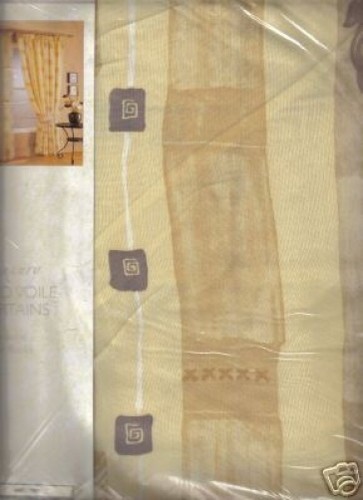 Luxury lined voile curtains - luxury,