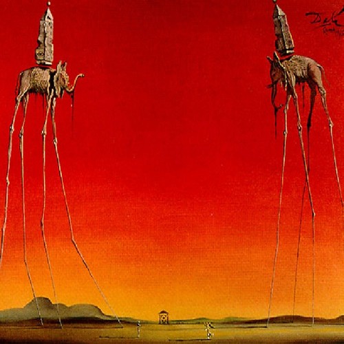 Salvador dali the elephants - salvador,