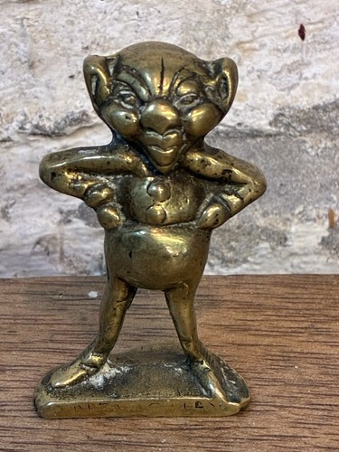 Vintage solid brass small - solid,