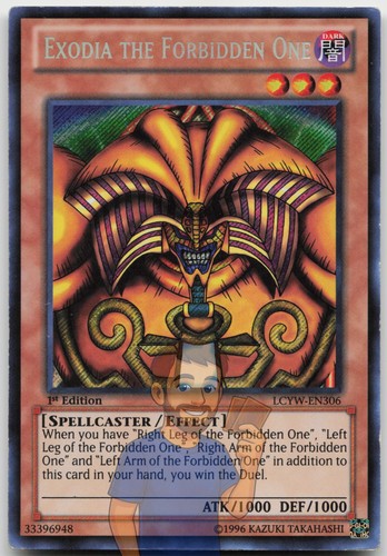 Exodia the forbidden - forbidden, one