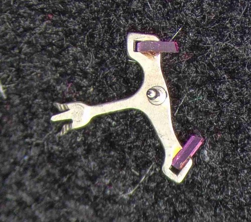 Jewelled pallet fork staff - pallet,