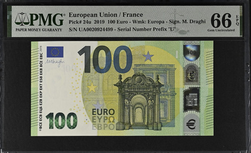 Gem unc 100 euro france - gem,