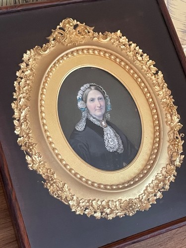 Portrait miniature lady - portrait, if