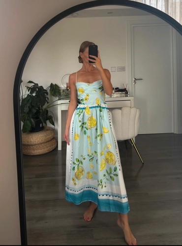 Zara lemon print - zara, poplin