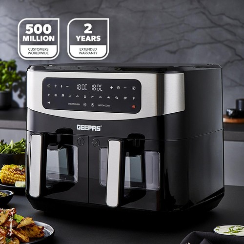 Geepas dual zone - geepas, fryer