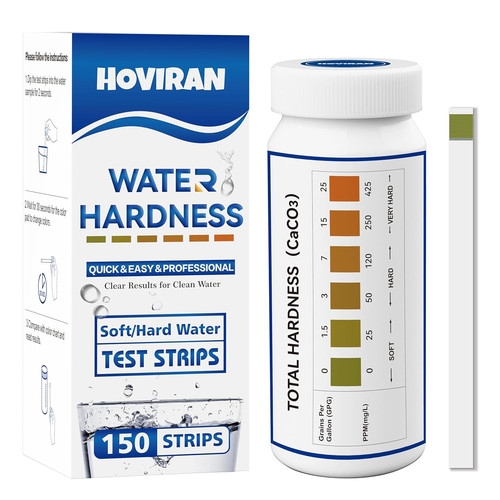 Water hardness test strips - water,