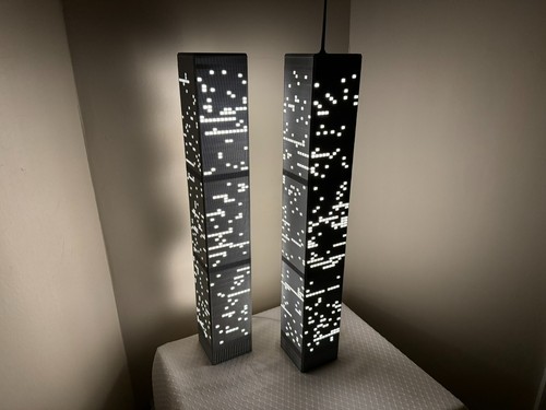 Twin towers light model - towers, model-