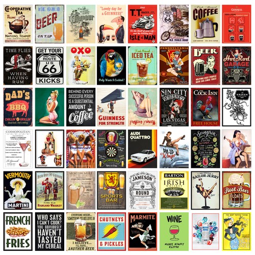 Metal wall signs - metal,
