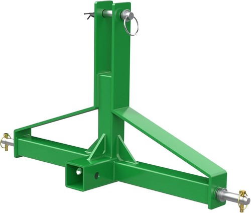 Green point hitch receiver - green, 3-point