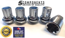 Locking Wheel Nut Set Silver