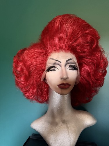 Bright red drag queen lace - bright,