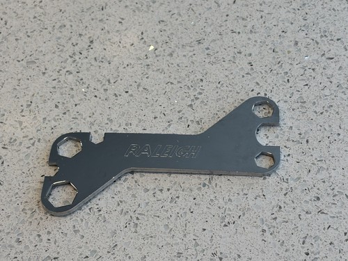 Vintage raleigh bike - bike, spanner