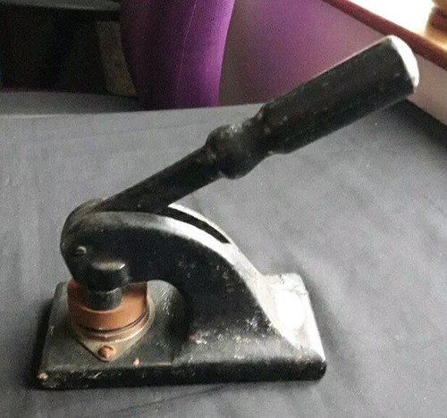 Desk letter head seal press - desk,