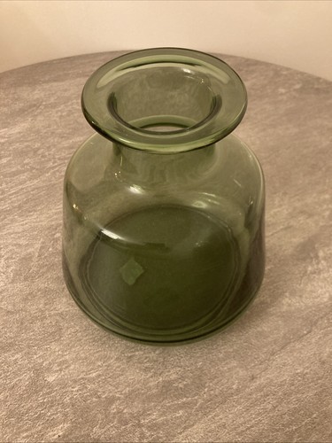 Serax green glass vase 2 - vase, 8.2