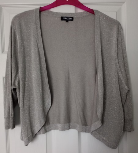 Light grey shrug bolero with - light, shrug/bolero
