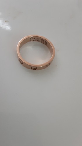 Cartier love ring 18k - ring, pink