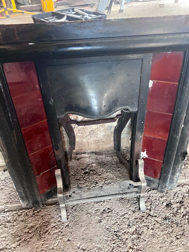 Victorian cast iron fireplace - victorian,