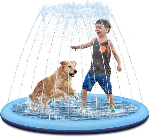 Splash pad for kids and - kids, dog