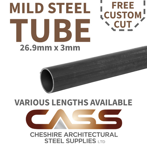9mm 3mm mild steel chs - 26.9mm,