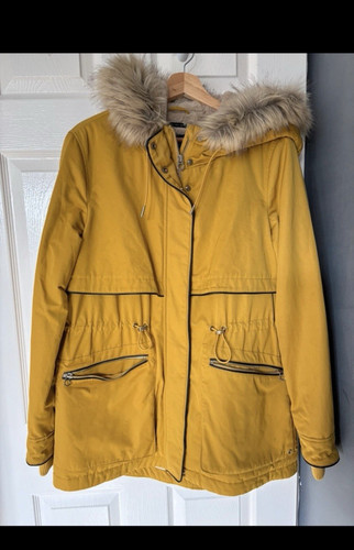 Zara women yellow - yellow, hooded