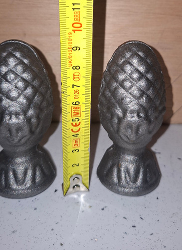 Metal pineapple post top - metal,