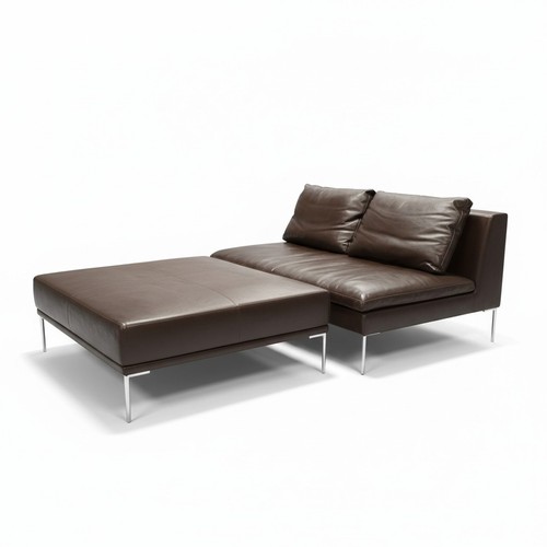 Italia brown leather two - brown,