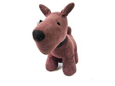 A Charming Red Fabric Dog Door