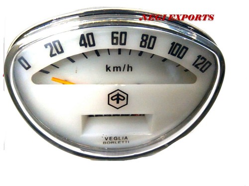 Vespa speedometer white - speedometer,
