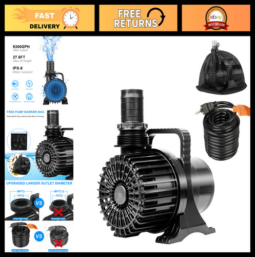 High flow submersible - submersible, water