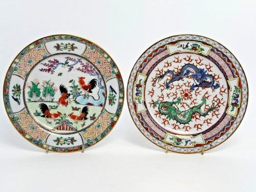Chinese hand painted plates - 2,