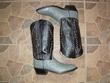  Legendary Westerm Classic cowboy boots byOld West Leather elephand print 9EE us