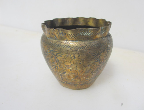 Antique brass trough tub - antique,