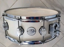 DW Design Series 14 x5.5 inch Snare DrumHVLT Maple White SatinMatte
