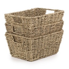 Seagrass Storage Basket Set of
