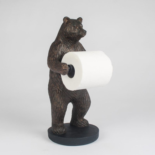 Resin bear shaped toilet - bear,