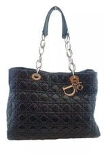 Dior Black Quilted Patent