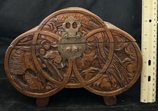 Carved chinese chest with - chinese,