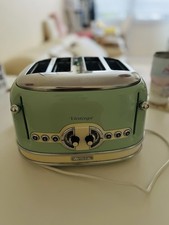 4 Slice Toaster Green, Ariete