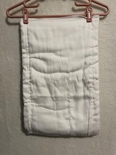 White Adult Cloth Prefold