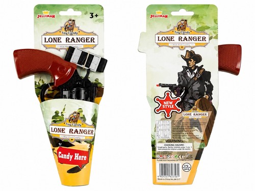 Lone ranger toy candy - lone, gun