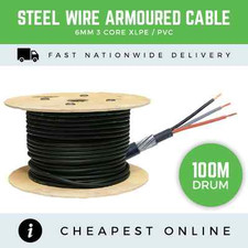 6MM 3 CORE ARMOURED CABLE