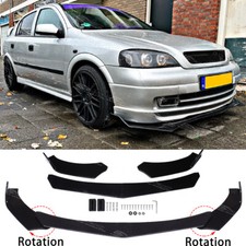 Gloss Front Bumper Spoiler Lip Splitter Body Kit For Vauxhall Opel Astra G MK4