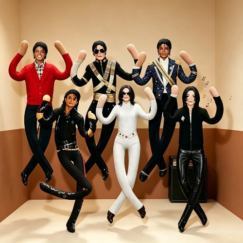 Michael jackson 28cm doll - michael,