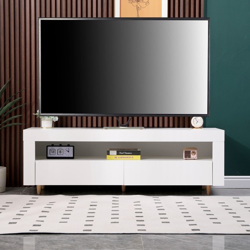 White stand cabinet - white, tv