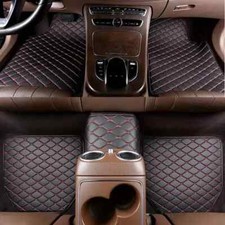 5 pcs Car Floor Mats Waterproof Leather Universal Auto Foot Pad Protector Carpet
