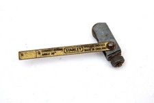 Vintage Stanley  Honing Guide  25 and 30 degree bevel Brass & Steel  VGC