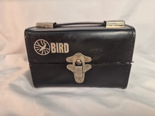 Rare vtg bird black - black, leather