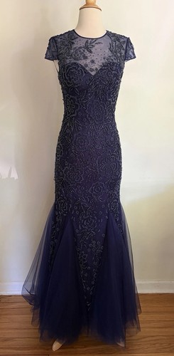 Sherri hill navy beaded - navy,