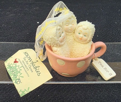 Vintage snowbabies tea for - vintage,
