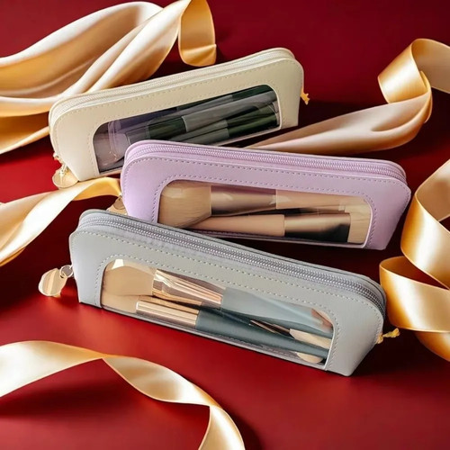 Travel makeup brush organizer - makeup,
